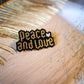 Broche Peace & Love