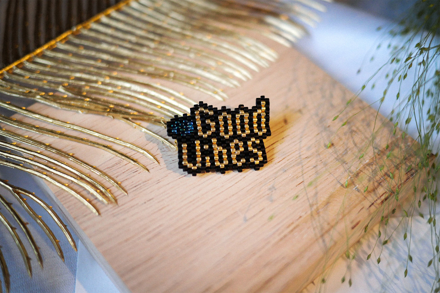 Broche Good Vibes